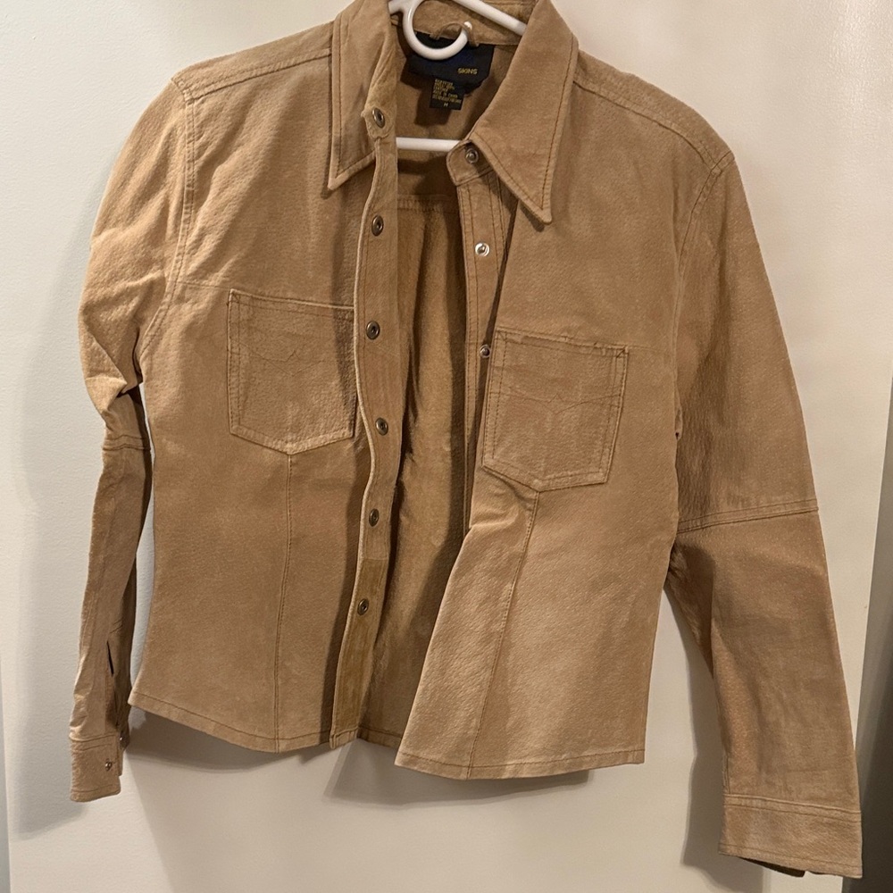 Jou Jou Boys Tan Shirt Jacket